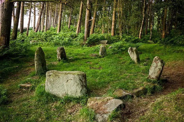 Doll Tor Stone Circle – Megalith, 18 km von Chesterfield