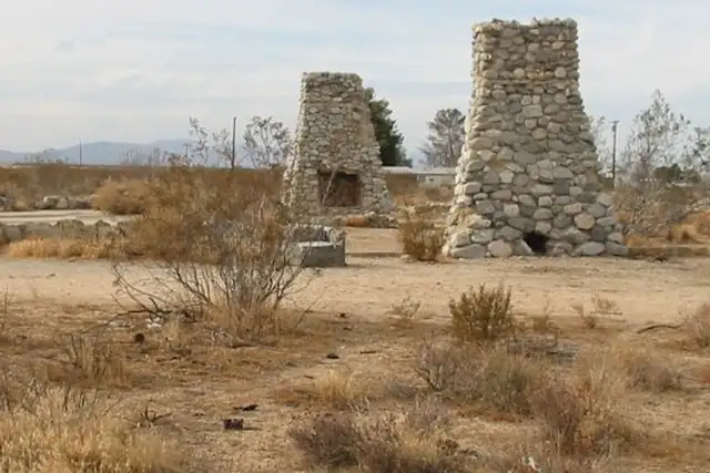 Llano del Rio – Ruine, 27 km von Vincent