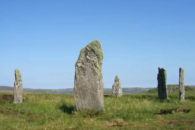 Callanish IV – Megalith, 20 km von Isle of Lewis
