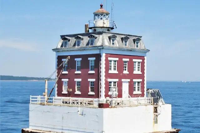 New London Ledge Lighthouse – Leuchtturm, 6 km von New London