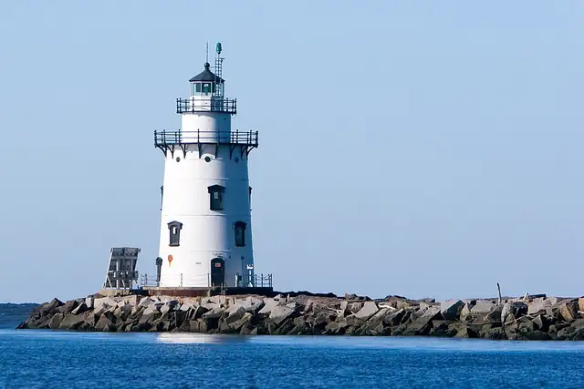 Saybrook Breakwater Light – Leuchtturm, 19 km von Waterford
