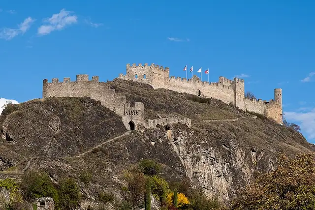 Château de Tourbillon – Burg oder Schloss, bei Sitten