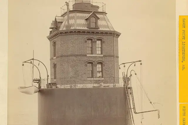 Sandy Point Shoal Light – Leuchtturm, 10 km von Annapolis
