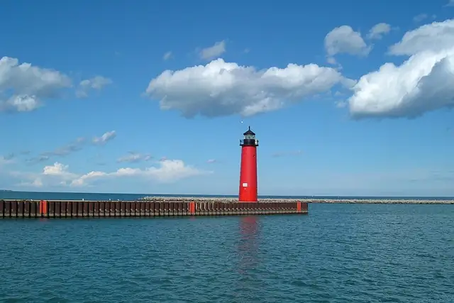 Kenosha North Pierhead Light – Leuchtturm, bei Kenosha