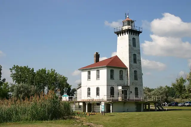 Saginaw River Rear Range Light – Leuchtturm, 6 km von Bay City